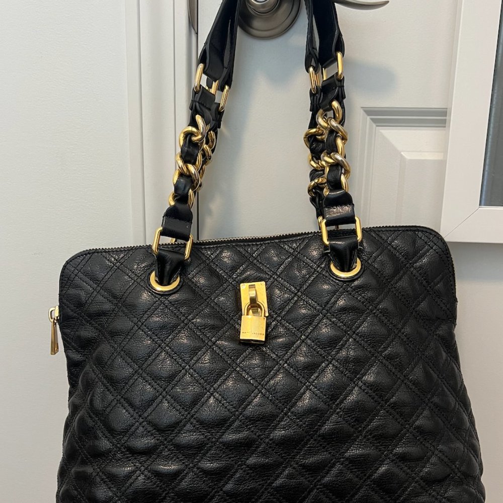 Marc Jacobs Quilted Large Westside Satchel Bag
